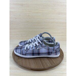 Taos Star Plaid Canvas Grey Casual Athletic Shoes Womens Size 10